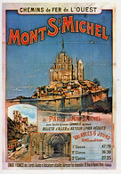 Chemins De Fer De L'Ouest- MONT SAINT-MICHEL - Publicitaire - Artiste:G.Fraipont - Carte Postale Editions Mic Max 2926 - Trenes
