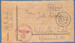 WWII 12.1.1944 Feldpost 27587 (G7703) - Covers & Documents