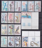 SPM - 1987/2001 - POSTE AERIENNE - YVERT N°64/81 **  MNH  - OISEAUX / AVIONS  - VENDUS LARGEMENT SOUS FACIALE - Unused Stamps