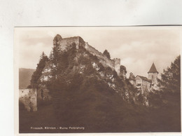 B5959) FRIESACH Kärnten  - Ruine PETERSBERG - Aufdruck Gastwirtschaft Ruine PETERSBERG Alt ! - Friesach