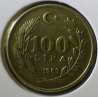 Turkey - 1989 - 100 Lira - KM 988 - XF - Look Scans - Turkey