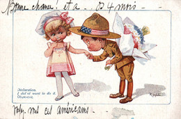 ILLUSTRATION RIGHT - DECLARATION - I DID'NT WANT TO DO IT - ENFANTS - SOLDAT AMERICAIN - - Right