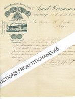 Carta 1896 ZUMARRAGA - AMIEL HERMANOS - Fabrica De Aguardientes, Licores Y Arabes - Spagna