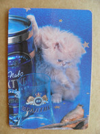 Small Pocket Calendar Ussr 2004 Animal Cat Beer Bier Baltika Russia - Beer Mats