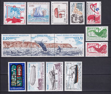 SPM - ANNEE COMPLETE 1988 AVEC POSTE AERIENNE - COTE YVERT = 30.5 EUROS - Unused Stamps