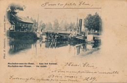 MECHELEN AAN DE MAAS  AAN HET KANAAL  1902     LOOK 2 SCANS - Maasmechelen