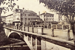 Cartolina - Motta Di Livenza ( Treviso ) - Ponte Sul Livenza - 1953 - Treviso