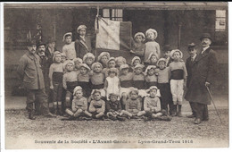CPA69- Souvenir De La Société L'AVANT GARDE- Lyon-Grand-Trou 1918 - Andere & Zonder Classificatie