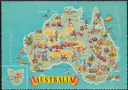 Australien - Landkarte - Map (1965) - Unclassified