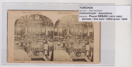TURCHIA, Costantinopoli Espositions  - P. SEBAH - Stereoview Stereophoto 3D  - Years Fine Anni '1850 / Primi Anni '1860 - Stereo-Photographie
