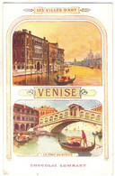 027, Chocolat Lombart, Carte Postale, Les Ville D'Art, Venise - Advertising