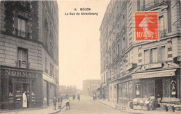 92-BECON- LA RUE DE STRASBOURG - Andere & Zonder Classificatie