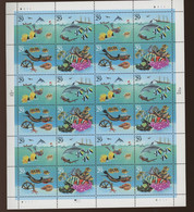 1994.  29c. Vie Sous-marine. Marine LIFE  Poissons    **.  Fishes. Vissen 24 Tp = 6 Séries ** - Unused Stamps