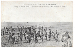 Camp De Tourgéville ,près Deauville . - Les Jeux Sur La Plage . - Other & Unclassified