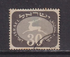 ISRAEL - 1952 Postage Due 30pr Used As Scan - Segnatasse