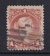 Canada: 1868/90   QV   SG55    1c   Red-brown   Used - Used Stamps