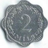 M448 - MALTA - 2 MILS 1972 - Malta