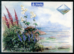 ÅLAND Ganzsache Ungebraucht, Blumen, Flowers, Fleurs - FINLANDE - Storia Postale