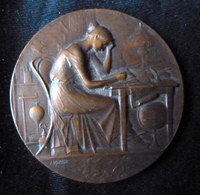 Médaille, Écoles Libres, St. Sépulcre,  Ass. Des Anciens Élèves - Bronze - Autres & Non Classés