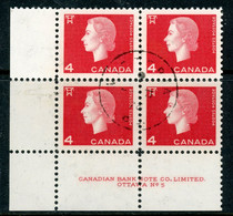 Canada USED PB 1962-63 Cameo Issue - Used Stamps
