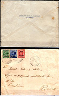 Italia-OS 4- Busta Dal Consolato Italiano In Tientsin Del 23 Settembre 1920 - Bella Affrancatura Tricolore. - Emissions Générales