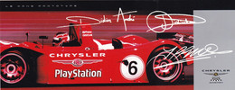 SPORT AUTO. 24 HEURES DU MANS 2000. PLAQUETTE PUBLICITAIRE. LA CHRYSLER- REYNARD N°6. AVEC LES PILOTES ET AUTOGRAPHES - Automobile - F1