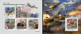 Sierra Leone 2022, WWII, Bombing Of Colonia, 4val In BF+BF - Sierra Leone (1961-...)