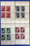 1945 - Croatia - For Foundation Of Postal, Telegram And Telephone Officers - 4 Stamps -  F2 - Croatia
