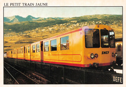 Le Petit Train Jaune De Cerdagne à Font Romeu [66] Cpm ♥♥♥ - Trains