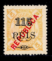! ! Zambezia - 1914 King Carlos Local Republica 115 R - Af. 70 - No Gum - Zambezia