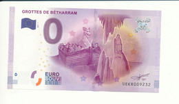 Billet Touristique 0 Euro -  GROTTES DE BETHARRAM - UEKR - 2017-1  - N° 9232 - Other & Unclassified