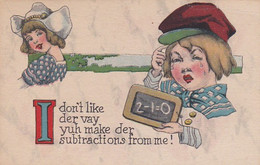 3817	270	I Don’t Like Der Vay Yuh Make Der Subtractions From Me !(poststempel 1917) - Humorous Cards