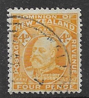 New Zealand VFU 20 Euros 1910 Perf 14-14,5 - Gebraucht