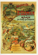 ST.GERMAIN En LAYE - Publicité D'epoque    - CPM - Advertising
