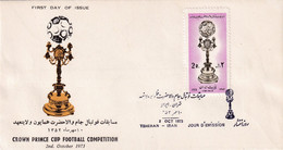 Iran 1973 Cover:  Football Soccer Fussball Calcio: Crown Prince Cup Football Competition - Ohne Zuordnung
