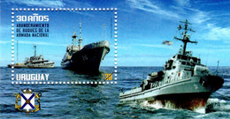 1785c URUGUAY 2022-30 Años Abaderamiento De Buques De La Armada TT: Barcos -CUIDATE !!!!! BEWARE!!!! Por 10 FDC - Uruguay