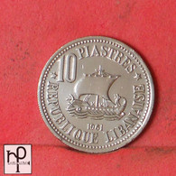 LEBANON 10 PIASTRES 1961 -    KM# 24 - (Nº50626) - Liban