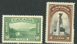 Canada MH 1938 "Pictorial Issue" - Unused Stamps