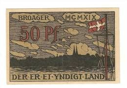 DANEMARK / BROAGER / 50 PFENNIG 1919 - Otros – Europa