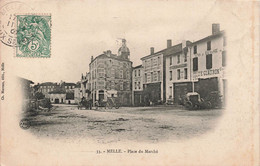 Delcampe - MELLE Place Du Marché - Melle