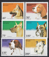 BENIN 675-680,unused,dogs - Perros