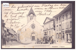 DISTRICT DE GRANDSON - GRANDSON - L'EGLISE - B ( PETITE FENTE COIN BAS DROIT ) - Grandson