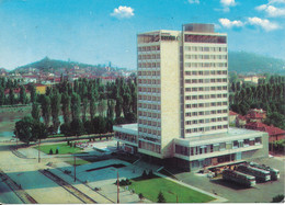 Bulgaria Postcard Sent To Denmark 28-7-1977 (Plovdiv - Hotel Maritza) - Bulgaria