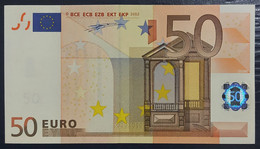 50 EURO K001 Ireland Serie T DUISENBERG Perfect UNC - 50 Euro