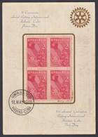 CUBA 1940. TARJETA XXXI CONVENCIÓN ROTARIA INTERNACIONAL. ROTARY INTERNATIONAL - Used Stamps