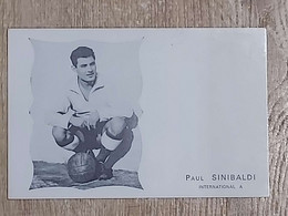 CARTE PHOTO PAUL SINIBALDI INTERNATIONAL  A   PHOTO  A .  DARTUS - Voetbal