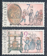 °°° SLOVENSKO - Y&T N°371/72 - 2002 °°° - Used Stamps