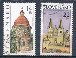 °°° SLOVENSKO - Y&T N°379/80 - 2002 °°° - Used Stamps