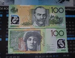 AUSTRALIA 100 DOLLARS 2014 - Serial Number: JG 14 711 787   -  P 61a - UNC - 2005-... (polymer Notes)