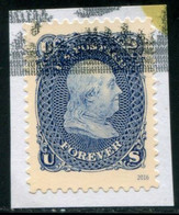 VERINIGTE STAATEN ETATS UNIS USA 2016 BENJAMIN FRANKLIN F USED ON PAPER MI 5258 YT 4884 SC 5079F - 2011-...